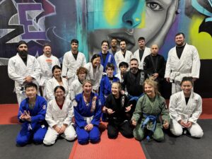 Students learn how to train BJJ when busy