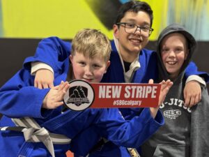 Confidence grows in a beginner-friendly kids Brazilian Jiu-Jitsu class at SBG Calgary