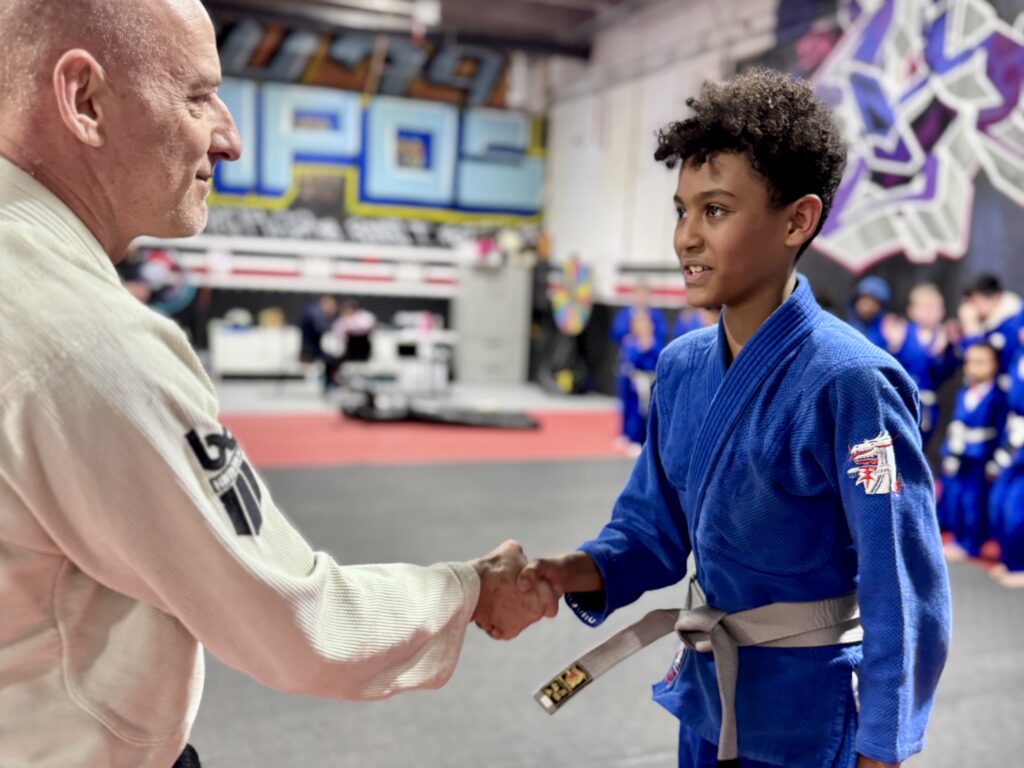 Kids training Brazilian Jiu-Jitsu in Calgary as an alternative for children who dislike team sports