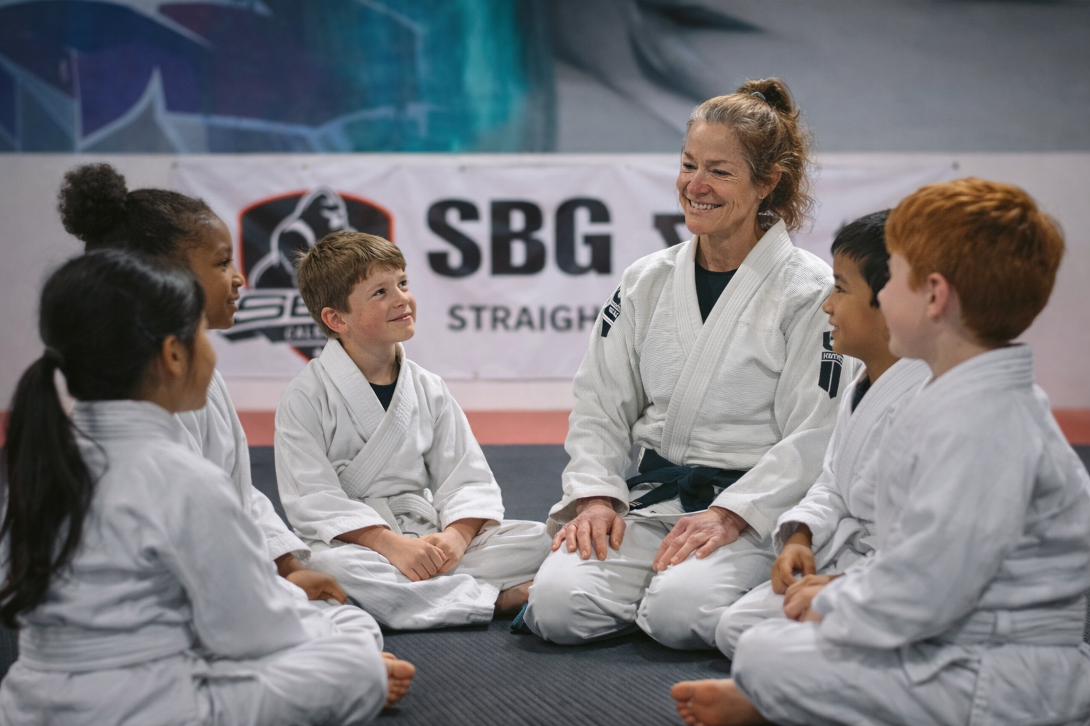 Kids jiu-jitsu class in Calgary helping children with ADHD improve focus and confidence